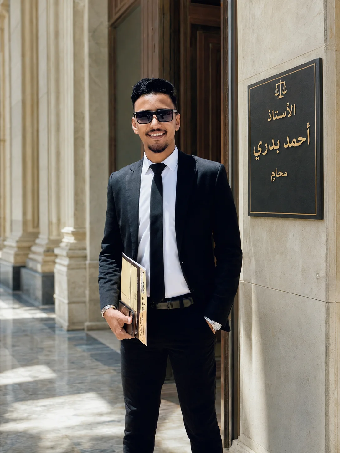 الأستاذ أحمد البدري في محيط مهني